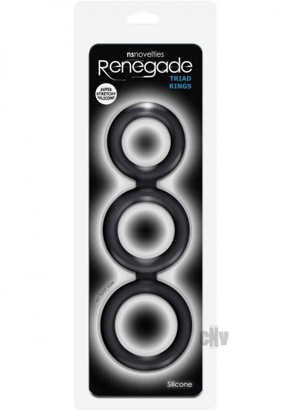 Renegade Triad Cock Ring Black | SexToy.com