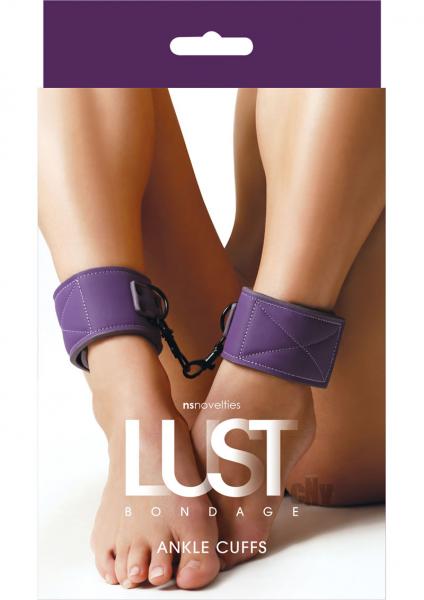 Lust Bondage Ankle Cuffs Purple | SexToy.com