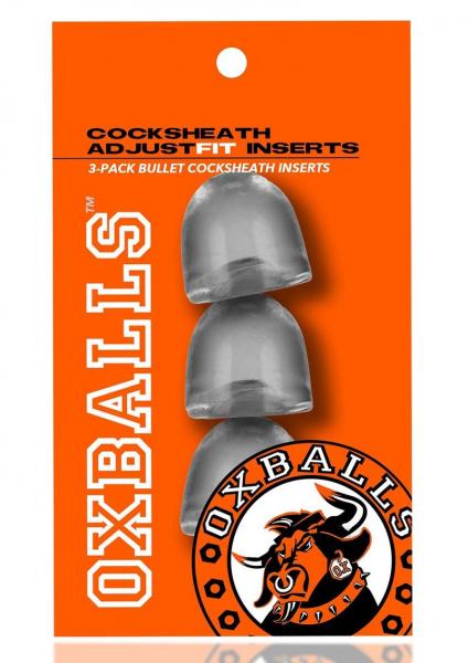 Oxballs Cocksheath Adjustfit Inserts - Pack Of 3 Clear | SexToy.com