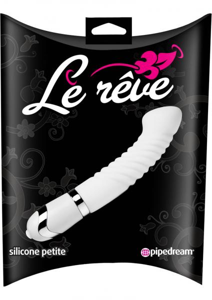 Le Reve Silicone Petite Vibrator Waterproof 5.5 Inch White | SexToy.com