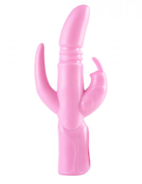 Wow Triple Ecstacy Silicone Thruster - Pink | SexToy.com
