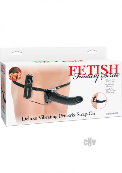 Fetish Fantasy Deluxe Vibrating Penetrix Strap On Black | SexToy.com