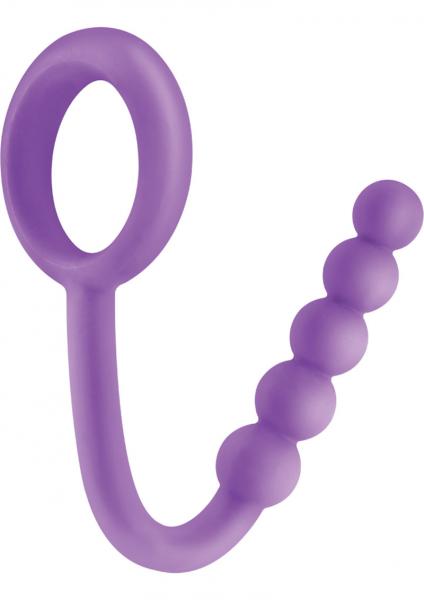 Fetish Fantasy Elite Ball Cinch With Anal Beads Purple | SexToy.com