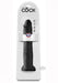 King Cock 13" Dildo - Black | SexToy.com