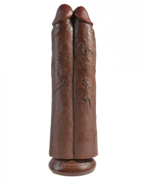 King Cock 11 inches Two Cocks One Hole Dildo | SexToy.com