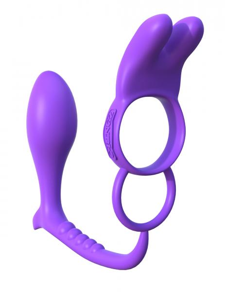 Fantasy C-Ringz Ass-Gasm Vibrating Rabbit Purple | SexToy.com