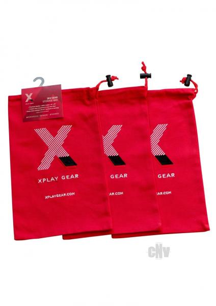 Ultra Soft Gear Bag 8x13 3pk Red