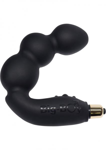 Big Boy Silicone Vibrator Waterproof Black | SexToy.com