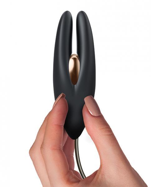 Mimosa Sleek Satisfaction Black Copper Clitoral Stimulator | SexToy.com