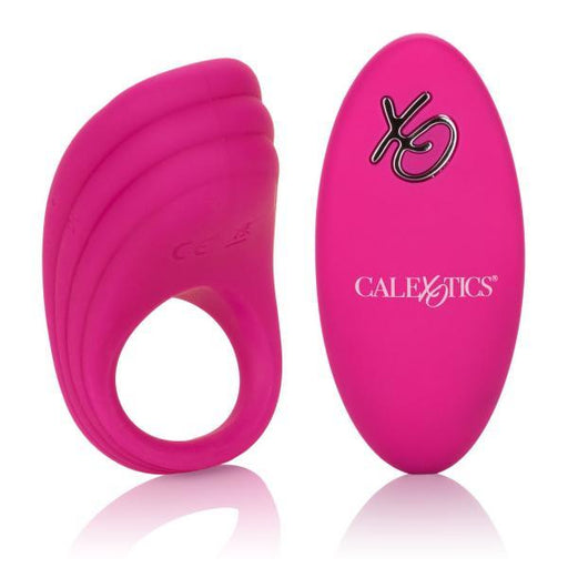 Silicone Remote Rechargeable Pleasure Ring Pink | SexToy.com