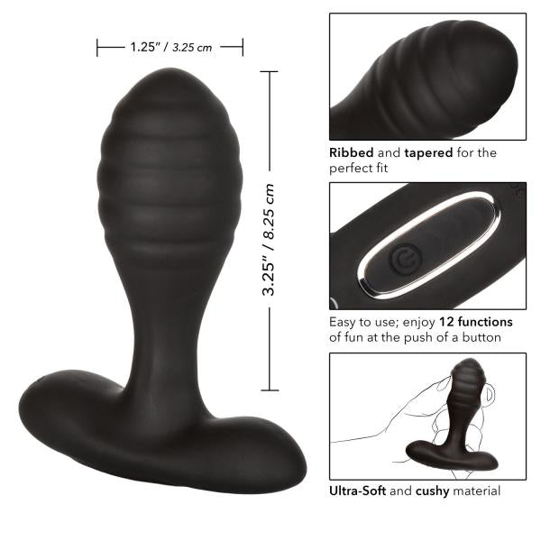 Eclipse Ergo Ultra Soft Probe Black Vibrator | SexToy.com