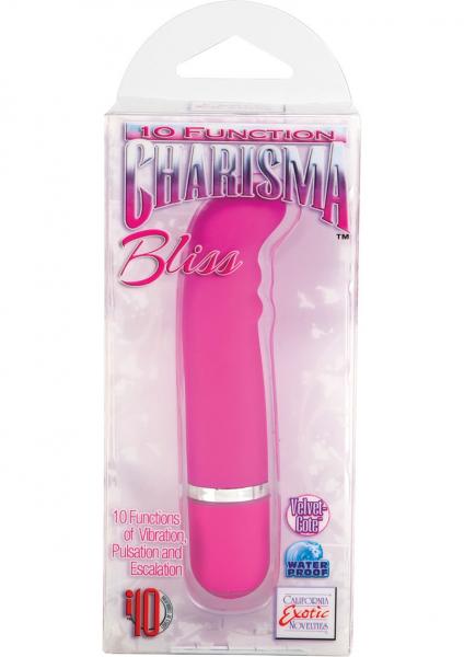 10 Function Charisma Bliss Vibrator Waterproof Pink 3.25 Inch | SexToy.com