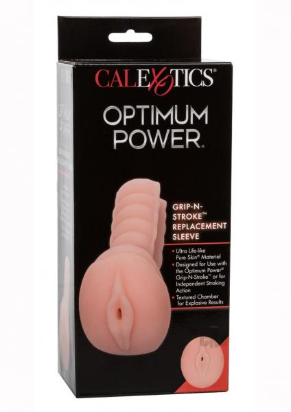 Optimum Power Grip N Stroke Sleeve Ivory | SexToy.com