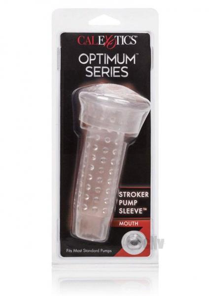 Optimum Stroker Pump Sleeve Mouth Clear | SexToy.com