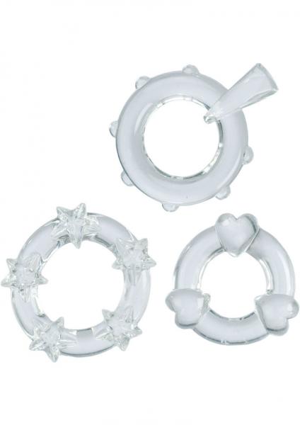 Magic C Rings Set Of 3 Clear | SexToy.com