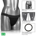 Packer Gear Black Jock Strap 2XL/3XL | SexToy.com