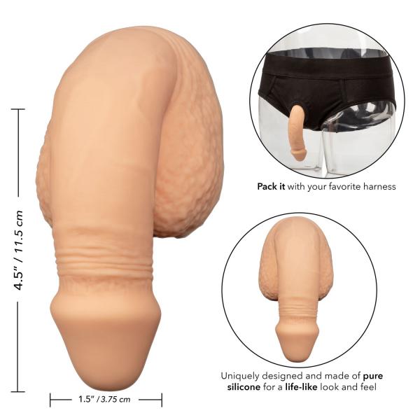 Packer Gear 5 inches Silicone Packing Penis Beige | SexToy.com