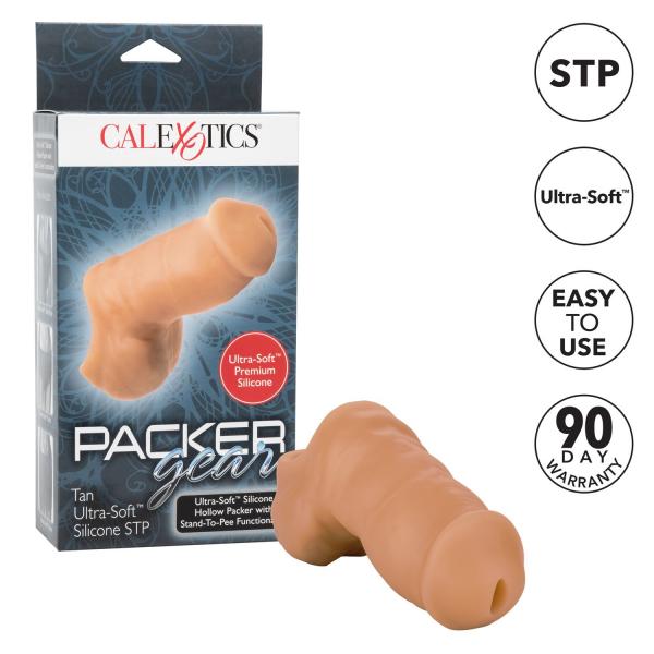 Packer Gear Ultra Soft Beige Stand To Pee Hollow Packer | SexToy.com
