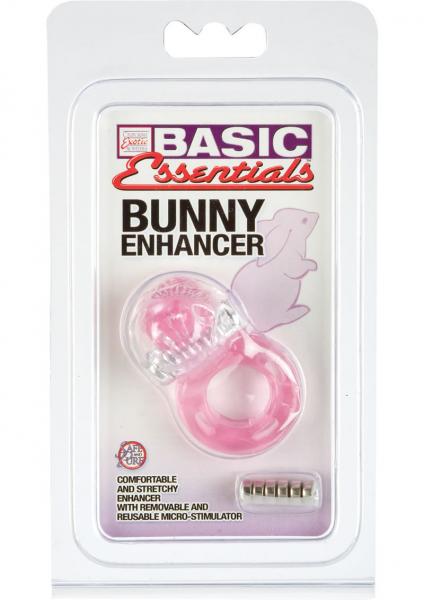 Basic Essentials Bunny Enhancer Pink Ring | SexToy.com