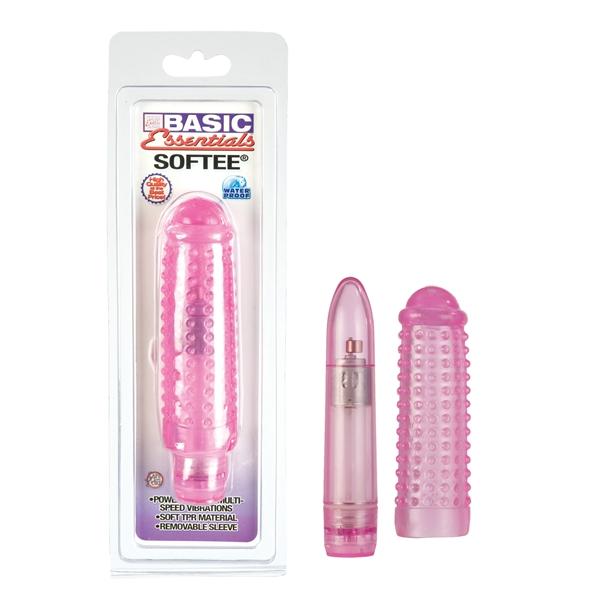 Softee Vibe With Removable Sleeve - Pink | SexToy.com