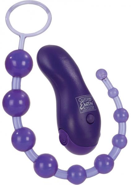 Playful Lovers Ensemble Massager And Pleasure Beads Purple | SexToy.com