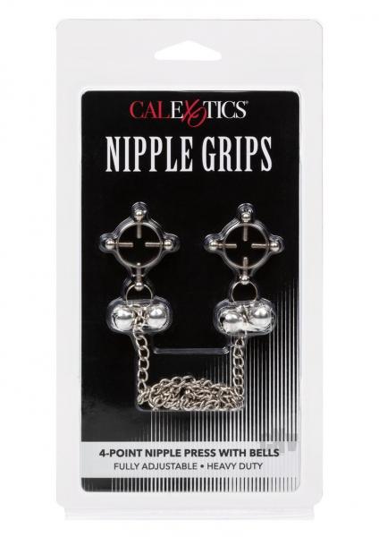 Nipple Grips 4-point Nipple Press W/ Bells | SexToy.com