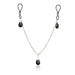 Nipple Play Non Piercing Nipple Chain Jewelry Onyx | SexToy.com