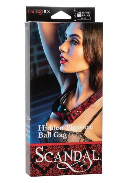 Scandal Hidden Pleasure Ball Gag Red O/S | SexToy.com