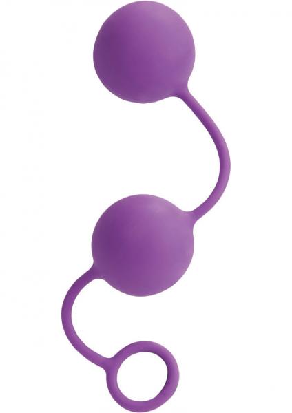 LIA LOVE BALLS WEIGHTED 8 INCH PURE SILICONE PURPLE | SexToy.com