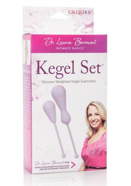 Dr Laura Berman Kegel Set Silicone Weighted Kegel Exercisers | SexToy.com