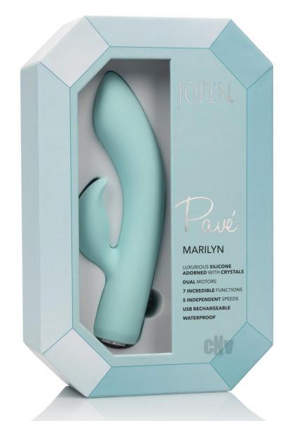 Pave Marilyn  Green Rabbit Style Vibrator | SexToy.com