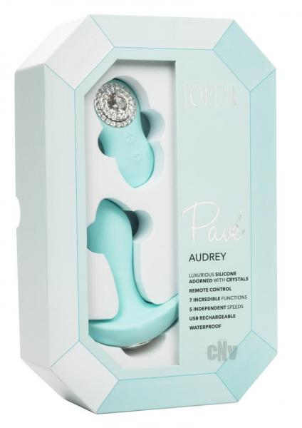 Jopen Pave Audrey Tapered Anal Stimulator Teal | SexToy.com