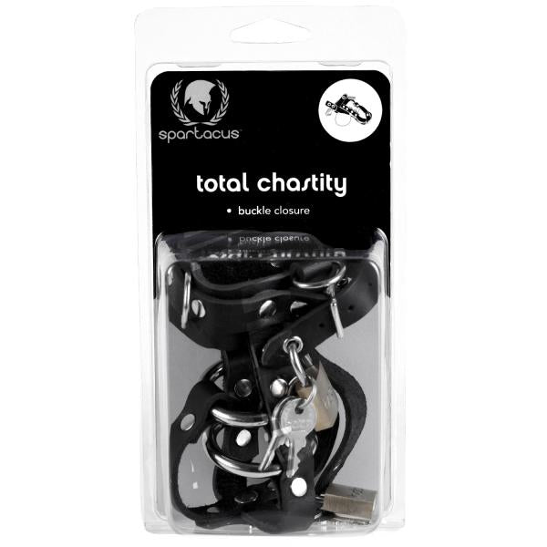 Locking C Ring Chastity - Black | SexToy.com