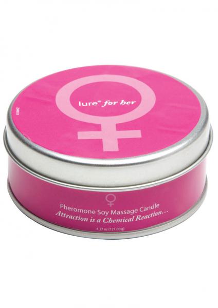 Lure For Her Pheromone Soy Massage Candle 4.27 Ounce | SexToy.com