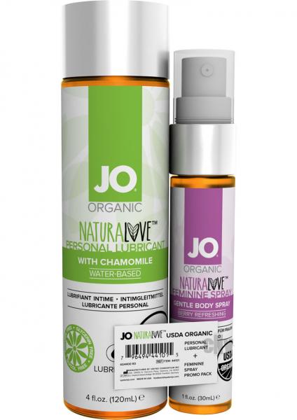 JO USDA Organic Lube & Feminine Spray Promo Pack | SexToy.com