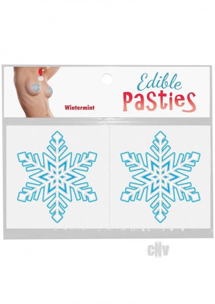 Edible Body Pasties Wintermint Snowflake | SexToy.com