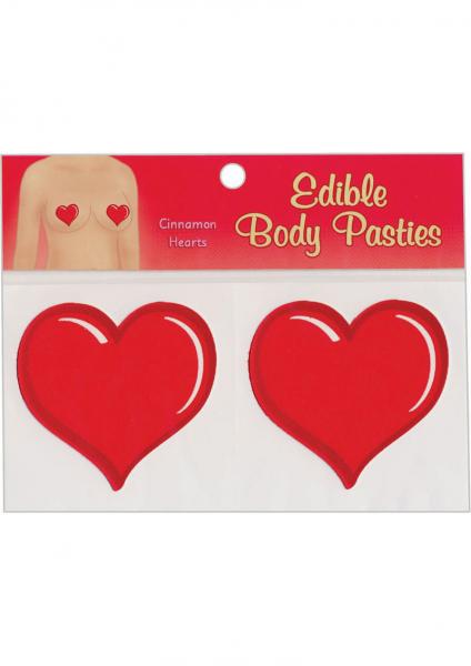 Edible Body Pasties Cinnamon Hearts | SexToy.com