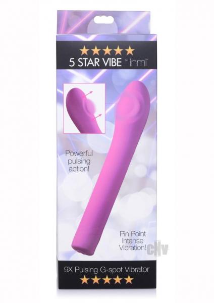 5 Star 9x Pulsing G-spot Silicone Vibrator - Pink | SexToy.com