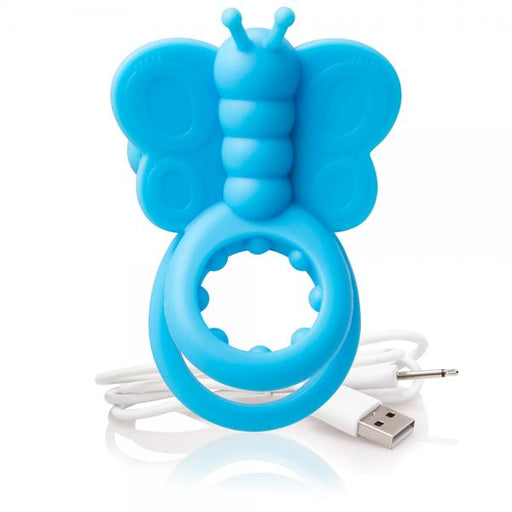 Screaming O Charged Monarch Wearable Butterfly Vibe Blue | SexToy.com