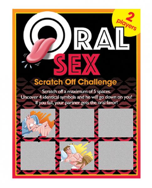 Oral Sex Scratch Off Challenge Game | SexToy.com