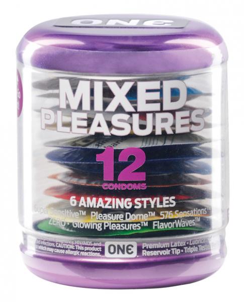 One next generation 12 pack condoms mixed pleasures | SexToy.com