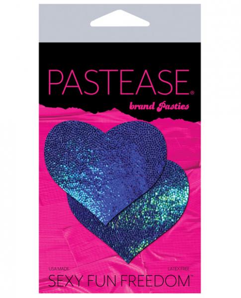 Pastease Blue Spectrum Liquid Heart Pasties O/S