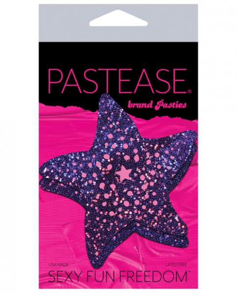 Pastease Twinkling Purple & Pink Starfish O/S | SexToy.com