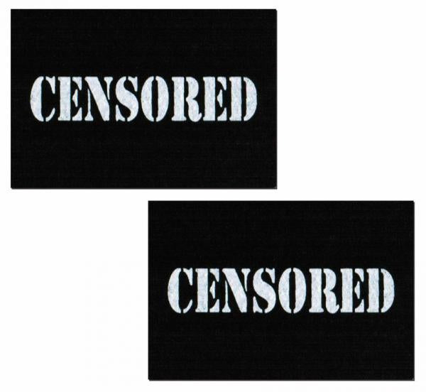 Censored Bar Black Pasties O/S | SexToy.com