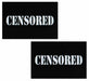 Censored Bar Black Pasties O/S | SexToy.com