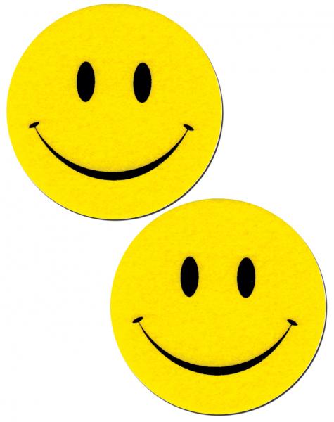 Smiley Face Yellow Pasties O/S | SexToy.com