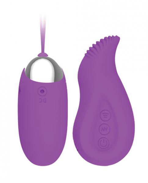 Pretty Love Eden Remote Control Bullet Vibrator Purple