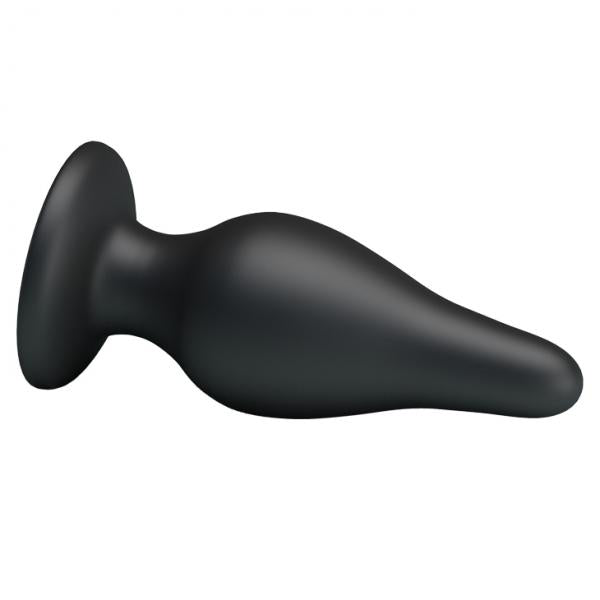 Pretty Love 6.1 inches Sturdy Silicone Anal Plug Black