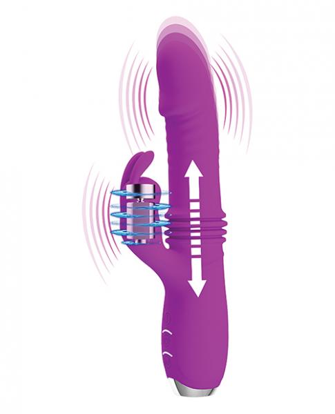Pretty Love Dorothy Thrusting Rabbit Vibrator Purple
