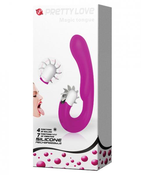 Pretty Love Magic Tongue Pink Vibrator